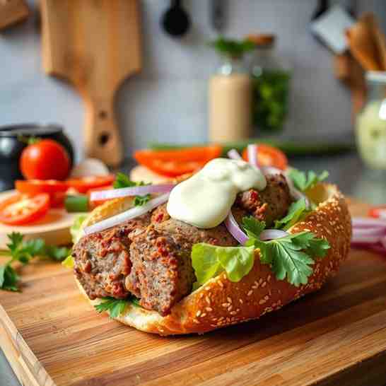 Homemade Doner German Kebab - Easy Recipe